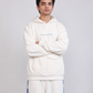 Across the Globe Hoodie in 70% bamboo / 30% cotton fleece - front view