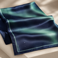 Aurora Glow Scarf featuring an aurora over a polar landscape