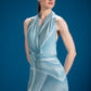 Close-up of Cracked Ice Dress showing its cracked-ice inspired design