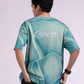 Cracked Ice Tee in premium bamboo cotton with polar-inspired reactive print