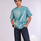 Cracked Ice Tee with fractured polar ice artwork on a bamboo cotton base