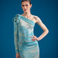 Ferð in Flight Dress with Arctic-inspired print and sculptural silhouette
