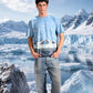 Frozen Landscape Tee by CitizenEarth with Arctic-inspired landscape print