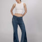 Hues of Blues Jeans in repurposed denim