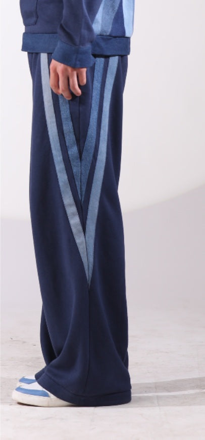 Ice Trail Jogger by CitizenEarth with reconstructed denim detailing