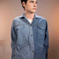 Polar Divide Denim Jacket by CitizenEarth in repurposed denim
