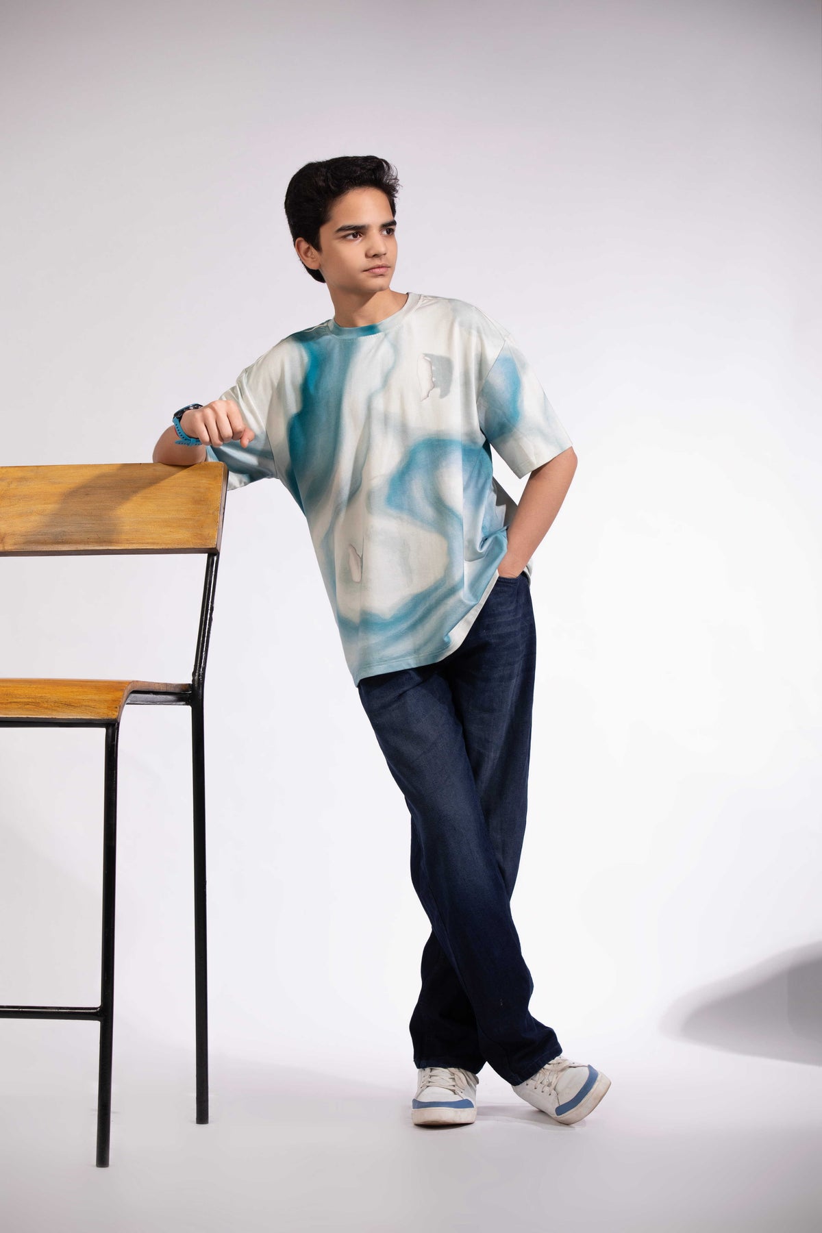 Shadow of the North Tee in premium bamboo cotton with polar artwork
