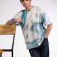 Shadow of the North Tee with abstract Arctic pack ice artwork
