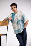 Shadow of the North Tee with abstract Arctic pack ice artwork